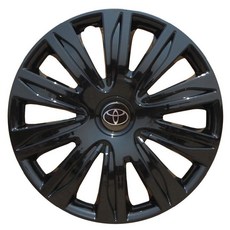 15인치 경차용 실주행 실버블랙 휠덮개 튜닝 휠커버 세트, 15인치 5083 브라이트 블랙