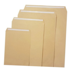 접착식 각대봉투 서류봉투 우편용 다용도 테이프 각대봉투 봉투 크라프트지 100매 크라프트 소포용