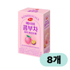 동서 애사비 콤부차 피치 패션프룻 5g 10개입 8개