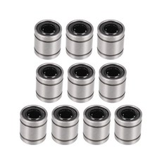 uxcell L8UU 선형 볼 베어링 8 보어 15 OD 17 길이 CNC 기계 3D 프린터 10개