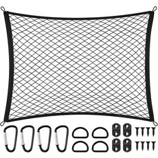 차량용 카고네트 SUV 트렁크 정리망 탄성 수납네트 32x24인치