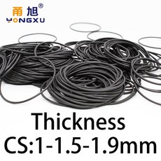 두께 9MM CS 씰링 사양에 고무 불소 개스킷 완성되어 FKM 내열성 링이, OD38xCS1.5 5pcs