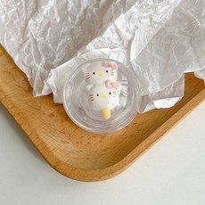 [럭키딥] 반구 탈부착 톡 마그네틱 소스 스마트톡 잼, I. 크리스탈볼 받침대 꼬치