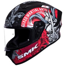 SMK STELLAR SAMURAI 真武者 彩繪全罩式安全帽, 黑色