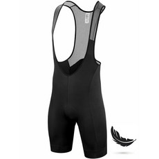 Przewalski 남성용 프로 경쟁 사이클링 빕 쇼츠 4D 패딩 경량 바이크 팬츠 블랙. XS
