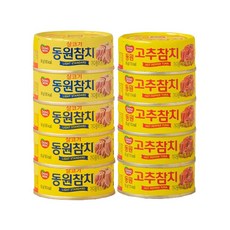동원참치 살코기 90gX5+동원고추참치 90gx5, 90g, 3세트