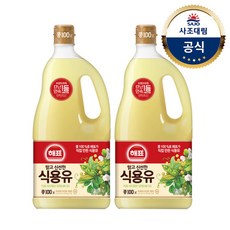 해표 콩기름 식용유, 2개, 1.8L