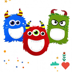 문구용품 가면 만들기 교구 재료, 그린