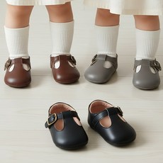 몽실이 T스트랩 소프트 보행기화 아동 유아용 신발 걸음마신발 미끄럼방지 돌잔치 사진촬영 봄 가을 남여공용