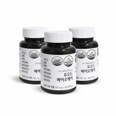 (소비기한 2026.05.15) 갑상선 영양제 요오드 추천 아이오딘 면역 멀티비타민 요오드 바이오케어 2개월분, 3박스, 60회분