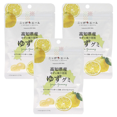 Nippon Yell 고치현산 유자 구미, 40g, 3개