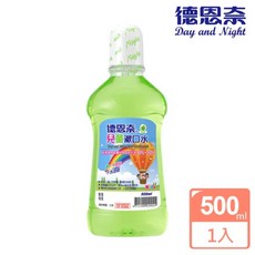 德恩奈兒童漱口水500ml【24h百貨網】，溫和不刺激，清新水果口味，預防蛀牙，兒童口腔護理首選, 1個, 葡萄香,500ml