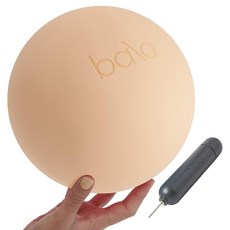 Bala 필라테스 볼 무중력 운동 공 - 바 스트레칭 근력 및 코어 트레이닝을 위한 소형 20.3cm(8인치) 요가 볼 홈 체육관 피트니스 루틴용 미니 펌프가 있는 액세서, Bala 필라테스 볼, 무중력 운동 공 - 바, 스트레