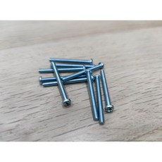 小白的生活工場 精品 細牙M3 32mm(牙長)螺絲鍍鋅版 1包10隻, 1個