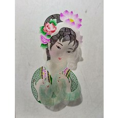 皮影 傳統手工藝 牛皮雕刻, 如圖所示, 1個