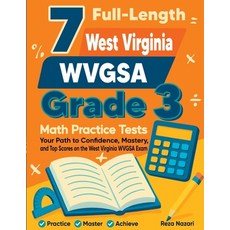 (英文圖書)7 Full-Length West Virginia WVGSA Grade 3 Math Practice Tests: Your Path to Conf... 平裝版, Effortless Math Education, 英文