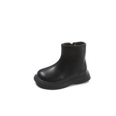 Annie 兒童素色短靴 中筒馬丁靴 童鞋 皮靴 女童馬靴