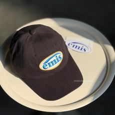 Emis 棒球帽 可樂標 車線 經典款 草寫款, 黑色可樂標, 1個