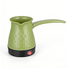 전기 터키식 플라스틱 커피포트 주전자 급속 가열 중동식 브루잉 미니, 01 유럽 ​​연합, 04 녹색