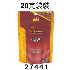 Hikari CORYBITS 鼠魚飼料, 1個, CREST FREAK鼠魚飼料20克袋裝