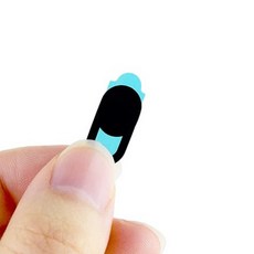 웹캠 보안 커버 2p 간편한사용 노트북 카메라커버, 블랙