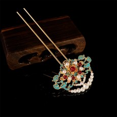 떨잠 첩지 나비 떨잠 족두리 떨잠 한복 뒤꽂이 떨잠 머리띠 한복 머리 떨잠 장식