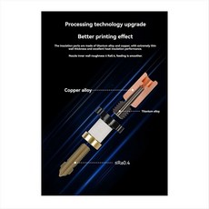 공식 K1 노즐 고속 인쇄 및 고 유량 압출기 K1 Easythreed-3D 프린터, 기본, 그림처럼