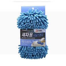 3분세차 세차용 셔닐 스폰지, 상세페이지 참조, 1개