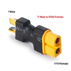 RC카 어댑터 XT60-XT90 EC5 EC3 TRX T Deans XT30U 암 수 커넥터 4.0mm 바나나 플러그 RC Lipo 배터리 제어 부품 DIY, [07] T-M to XT60-F, 1개