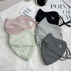 冰絲防曬口罩 防紫外綫 可水洗 薄款 高顔值 護眼角 透氣 夏季麵罩, 網孔Y標【隨機1只】, 1個