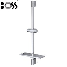 BOSS D-118 滑桿蓮蓬頭升降桿 304不鏽鋼主桿附平台 台灣製造