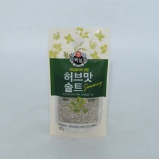 허브와 천일염의 만남 허브맛솔트순한맛 100g 조미료 향신료 식당재료 치킨 허브솔트, 1개