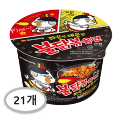 불닭볶음면 큰컵 105g, 21개