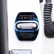 [비브랜드] 녹방지 도어스트라이커 엠블럼파츠 인테리어 악세사리 용품 아이오닉6 호환가능, 블루1개