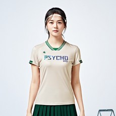㈜패기앤코 아울렛 패기앤코 코트어드밴티지 여성 스포츠 기능성 데일리 반팔 라운드티셔츠 배드민턴 탁구 볼링 홈트 헬스 러닝 PSY-6000