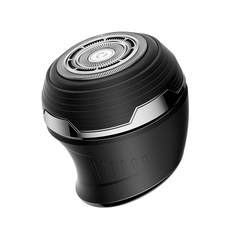 新款迷你電動剃鬚刀便攜式男刮鬍刀充電式水洗鬍鬚刀, 標配整箱 2箱起, 黑槍色五頭