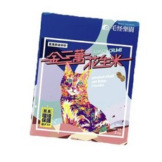 金三萬 花生砂 貓砂 花生殼貓砂 除臭貓砂 破碎砂, 1個, 2kg, 藍風鈴