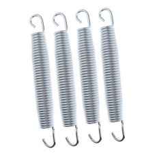 4x 트램폴린 스프링 1pc 3.5 ~ 6.5 헤비 듀티 탄소강 액세서리 내후성, 실버