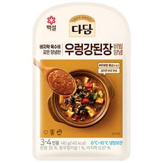 CJ 다담 우렁강된장비빔양념, 140g, 12개