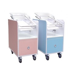 【海夫健康生活館】YAHO 耀宏 置物盆 角度可調節 塑鋼嬰兒床 兩色任選(YH024-1), 藍色