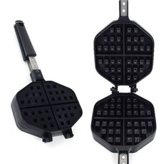 와플팬 4구 가정용 와플기계 와플후라이팬4구