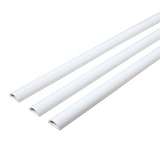 고강도타원 화이트 국산전선몰드1M 25mm*3개입 화이트, 3개