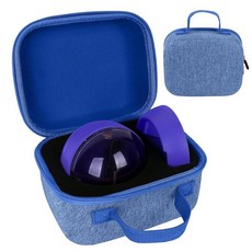 YouKnow Bitzee 햄스터 볼 인터랙티브 용 여행용 케이스 - 맞춤형 폼 인서트 및 운반 손잡이가 있는 충격 방지 보관 상자 전자 애완동물 + 도크에 적합 (케이스만 해, 블루