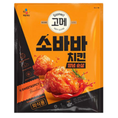 CJ 고메 소바바치킨 양념순살, 5개, 240g