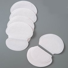 민스리빙 겨드랑이 땀 흡수 패치 벌크 땀패드 (2P), 50개, 투명벌크포장