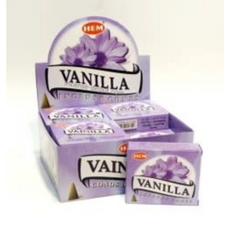 HEM 인센스 콘 대용량 12박스 120 개입, 바닐라