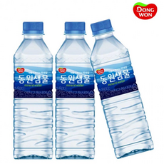 동원샘물 500ml 동원샘물 생수500ml 안전한생수 생수배달 물 암반수 미네랄워터 심층수, 20개