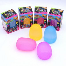 dma kc인증 말랑폭신 쫀득이 로제 스트레스볼 촉감놀이 장난감 중, 색상랜덤