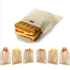 구운 치즈 샌드위치 2개 토스터기 가방 재사용, 상세설명참조, 2pcs