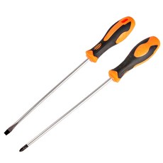 고강도 자력 드라이버 십자드라이 마그네틱 미끄럼방지 정밀 작업용 롱드라이버, 1개, 일자 / 4mm12인치